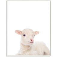 The Kids Room by Stupell Stupell Home Decor Baby Lamb Studio Photo Wall Plaque Art, 10 x 0.5 x 15, Proudly Made in USA