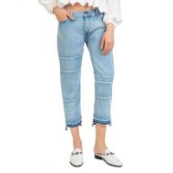 The Kooples Paneled Step-Hem Jeans