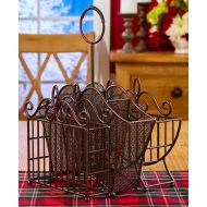 The Lakeside Collection Serving Caddy Table Organizer - Bronze