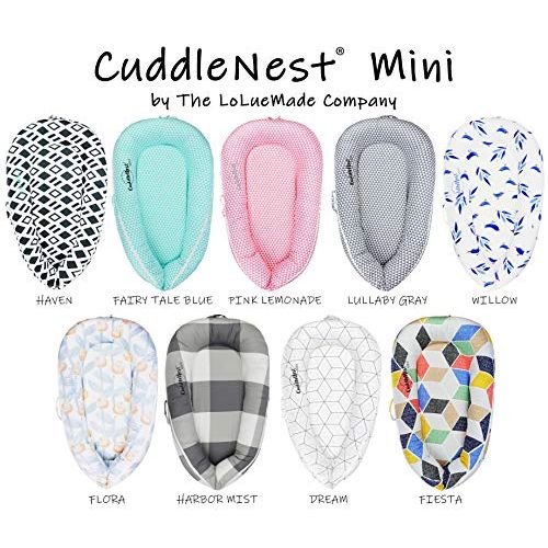  [아마존베스트]Northwell Brand CuddleNest Mini by LoLueMade: Baby Lounger, Infant Lounger, Newborn Lounger, Baby Nest - for 0-8 Months (Pink Lemonade)