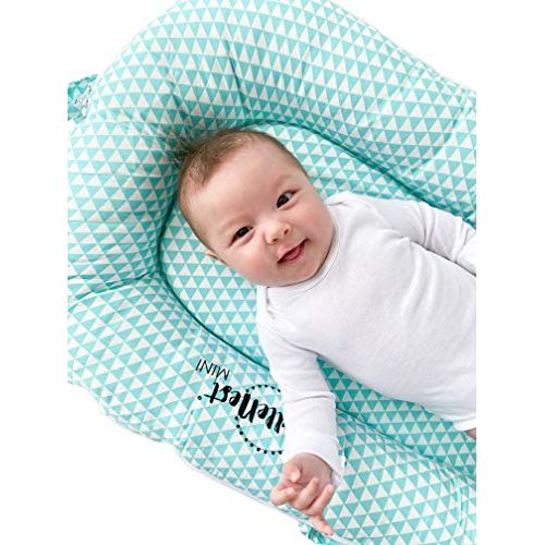  [아마존베스트]Northwell Brand CuddleNest Mini by LoLueMade: Baby Lounger, Infant Lounger, Newborn Lounger, Baby Nest - for 0-8 Months (Fairy Tale Blue)