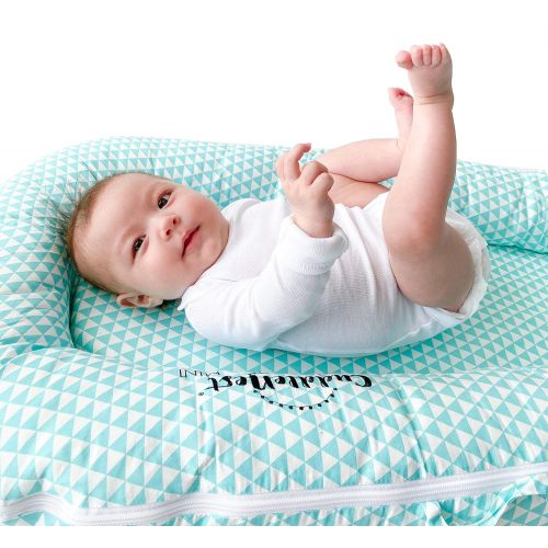  [아마존베스트]Northwell Brand CuddleNest Mini by LoLueMade: Baby Lounger, Infant Lounger, Newborn Lounger, Baby Nest - for 0-8 Months (Fairy Tale Blue)