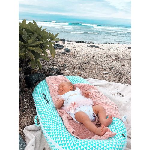  [아마존베스트]Northwell Brand CuddleNest Mini by LoLueMade: Baby Lounger, Infant Lounger, Newborn Lounger, Baby Nest - for 0-8 Months (Fairy Tale Blue)