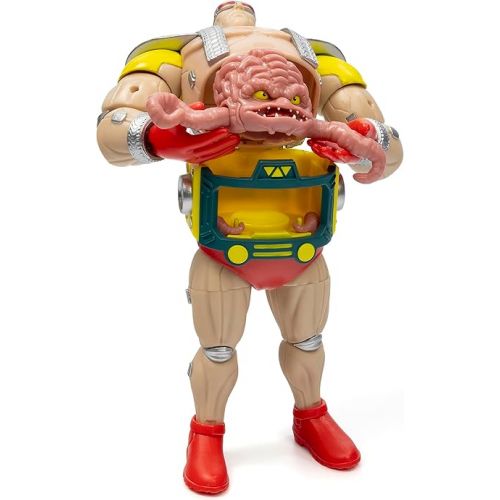  The Loyal Subjects Teenage Mutant Ninja Turtles Krang with Throwback Robot BST AXN 8-inch XL Action Figure & 100-page #1 Best of Krang IDW Comic Book