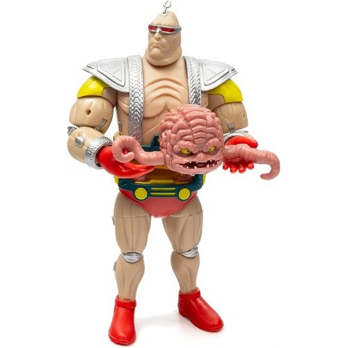  The Loyal Subjects Teenage Mutant Ninja Turtles Krang with Throwback Robot BST AXN 8-inch XL Action Figure & 100-page #1 Best of Krang IDW Comic Book