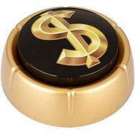 [아마존베스트]Premium Cash Register Sound Button - Loud Cha-Ching Money Noise When Pushed - Best Dollar Sign Button Easy - Gold Color - Hype The Office - Funny Desk Toy for Sales Entrepreneurs -