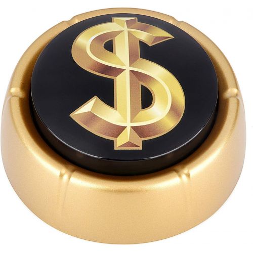  [아마존베스트]Premium Cash Register Sound Button - Loud Cha-Ching Money Noise When Pushed - Best Dollar Sign Button Easy - Gold Color - Hype The Office - Funny Desk Toy for Sales Entrepreneurs -