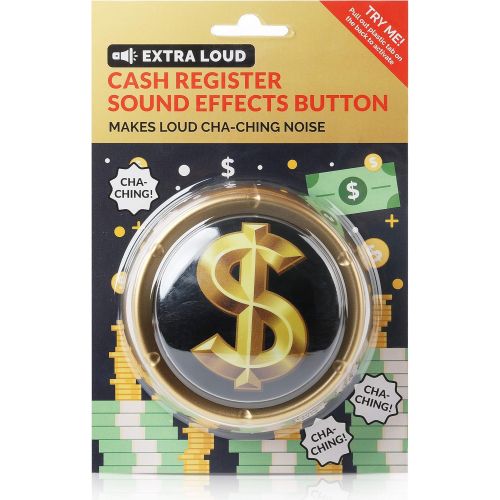  [아마존베스트]Premium Cash Register Sound Button - Loud Cha-Ching Money Noise When Pushed - Best Dollar Sign Button Easy - Gold Color - Hype The Office - Funny Desk Toy for Sales Entrepreneurs -