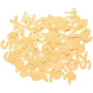 [아마존베스트]The New Image Group NL-01676 Stick It Felt 2-Inch Numbers and Letters, Gold 81/Pkg