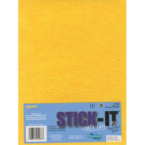  [아마존베스트]Stick It Felt 9X12-Yellow