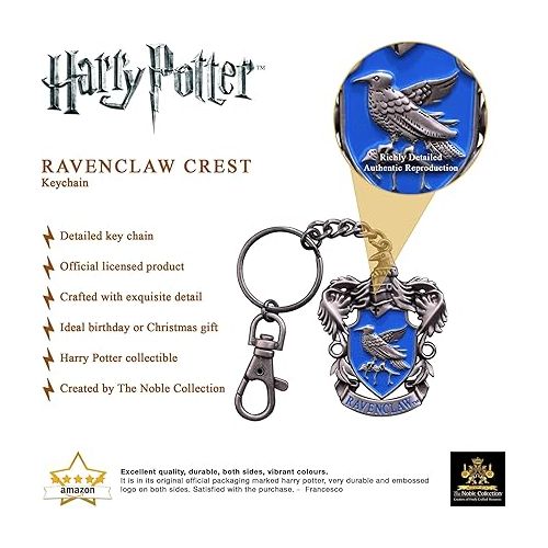  The Noble Collection Ravenclaw Crest Key Chain