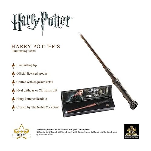  The Noble Collection Harry Potter Illuminating Wand