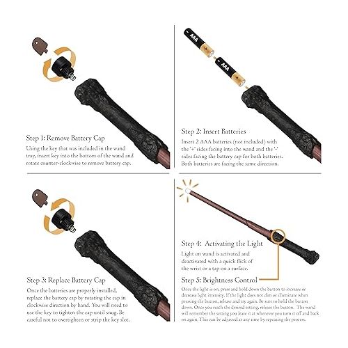  The Noble Collection Harry Potter Illuminating Wand