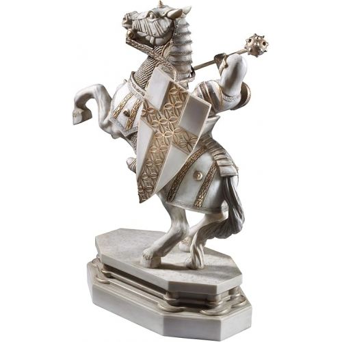  The Noble Collection Wizard Chess Knight Bookend - White