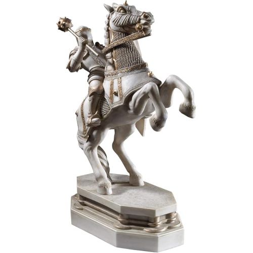  The Noble Collection Wizard Chess Knight Bookend - White