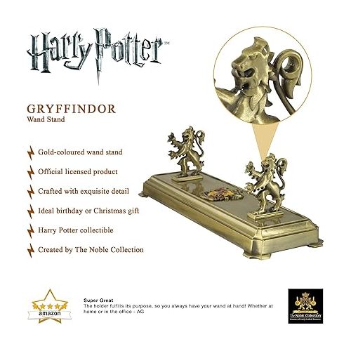  The Noble Collection Harry Potter Gryffindor House Wand Stand