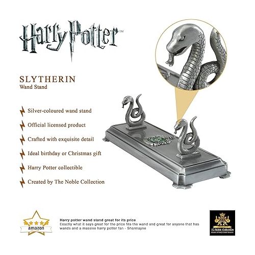  The Noble Collection Harry Potter Slytherin House Wand Stand