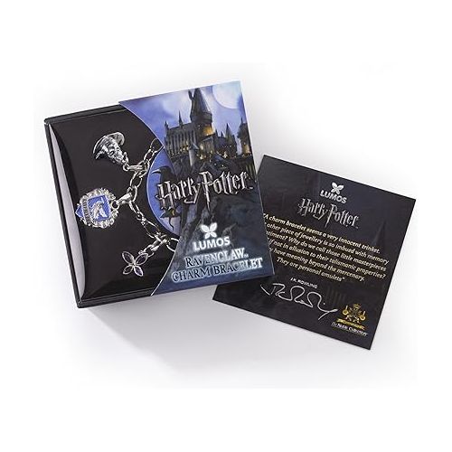  The Noble Collection Lumos Harry Potter Ravenclaw Charm Bracelet