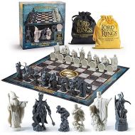 The Noble Collection The Lord of The Rings - Chess Set: Battle for Middle-Earth,Black