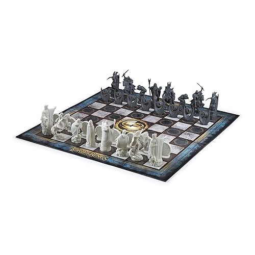  The Noble Collection The Lord of The Rings - Chess Set: Battle for Middle-Earth,Black, for 5 Players