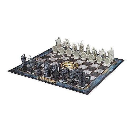  The Noble Collection The Lord of The Rings - Chess Set: Battle for Middle-Earth,Black, for 5 Players