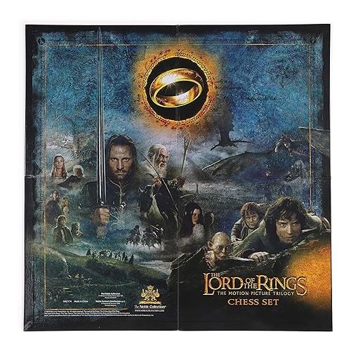  The Noble Collection The Lord of The Rings - Chess Set: Battle for Middle-Earth,Black, for 5 Players