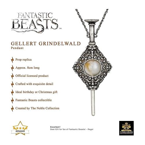  The Noble Collection Fantastic Beasts Gellert Grindelwald Pendant