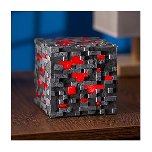  The Noble Collection Minecraft Redstone Ore Illuminating Collector Replica