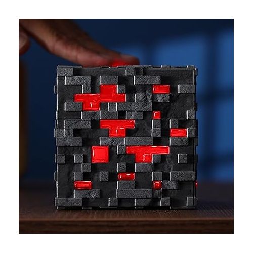  The Noble Collection Minecraft Redstone Ore Illuminating Collector Replica