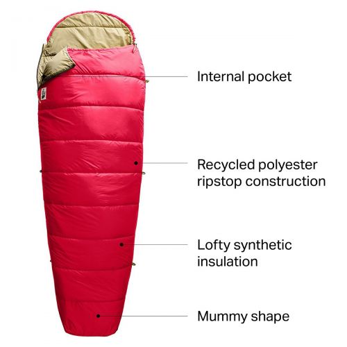 노스페이스 The North Face Eco Trail Sleeping Bag: 55F Synthetic