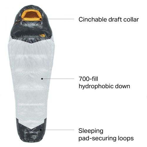 노스페이스 The North Face Gold Kazoo Down Sleeping Bag: 35F