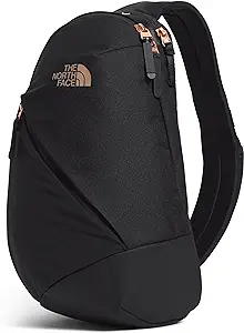 THE NORTH FACE Women's Isabella Sling, TNF Black Light Heather/Burnt Coral Metallic, One Size