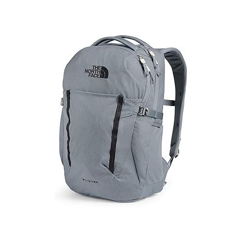 노스페이스 THE NORTH FACE Pivoter Mens Backpack Mid Grey Dark Heather/TNF Black 27.2L