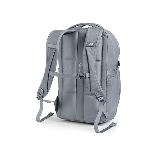 노스페이스 THE NORTH FACE Pivoter Everyday Laptop Backpack, Mid Grey Dark Heather/TNF Black, One Size