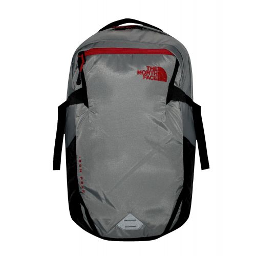 노스페이스 The North Face Unisex Iron Peak Backpack (Zinc Grey / Tnf Red)
