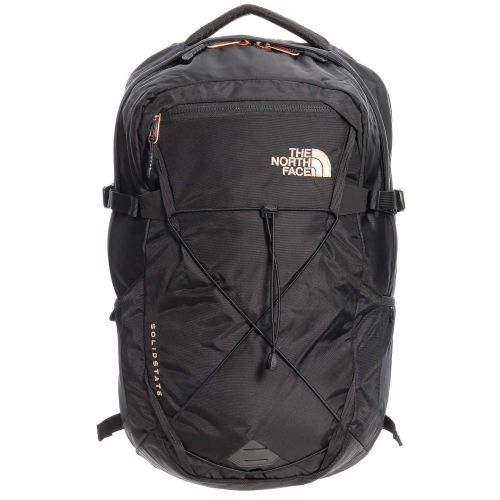 노스페이스 The North Face Womens Solid State Laptop Backpack, Black/Rose Gold