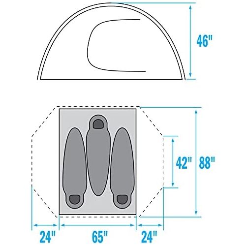 노스페이스 The North Face Stormbreak 3 Three-Person Camping Tent