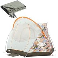 The North Face Homestead Super Dome 4-Person Camping Tent and Footprint Bundle