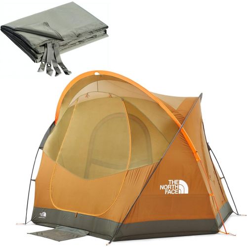 노스페이스 The North Face Homestead Super Dome 4-Person Camping Tent and Footprint Bundle