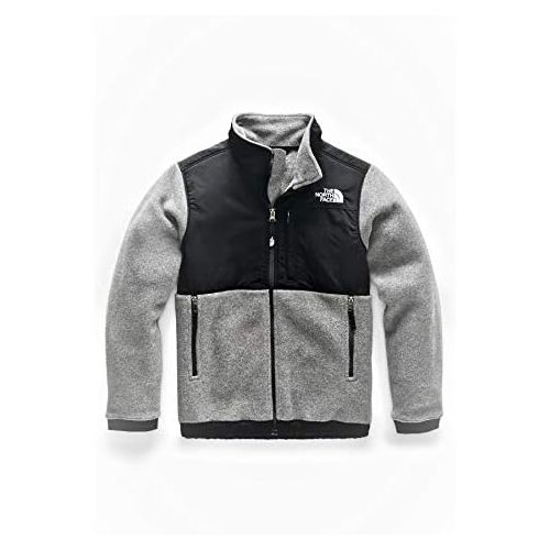 노스페이스 The North Face Boys Denali Jacket NF0A2TLADYY_M - TNF Medium Grey Heather/TNF Black