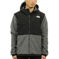 The North Face Denali 2 Hoodie Jacket - Mens Recycled Charcoal Grey Heather/TNF Black Large