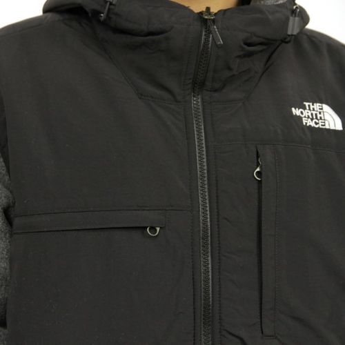 노스페이스 The North Face Denali 2 Hoodie Jacket - Mens Recycled Charcoal Grey Heather/TNF Black Large