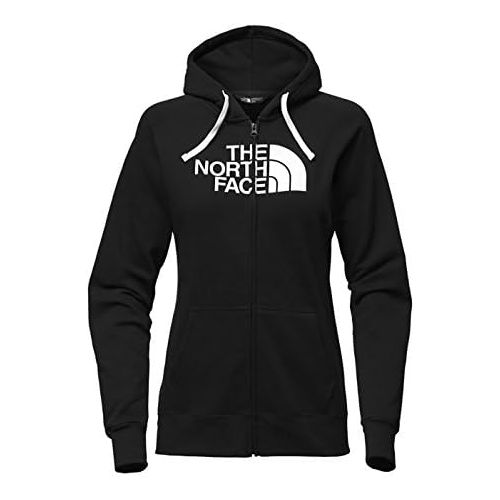 노스페이스 The North Face Half Dome Full Zip Hoodie - Womens (TNF Black/TNF White, Small)