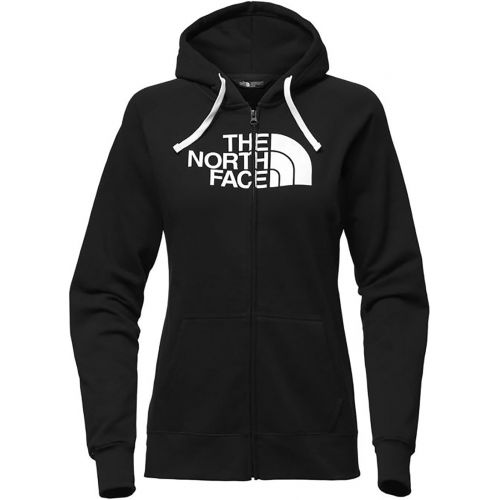 노스페이스 The North Face Half Dome Full Zip Hoodie - Womens (TNF Black/TNF White, Small)