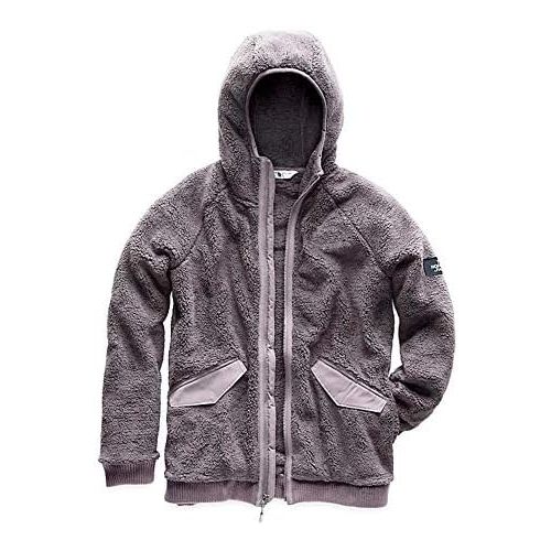 노스페이스 The North Face Womens Campshire Bomber Full Zip Hooded Jacket Sherpa Fleece