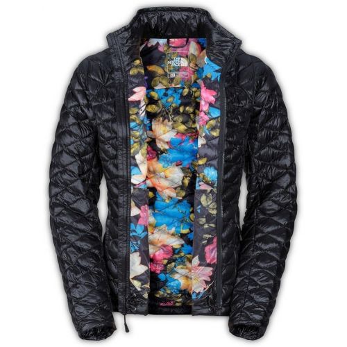 노스페이스 The North Face ThermoBall Full Zip Jacket Womens TNF Black/TNF Black Floral XS