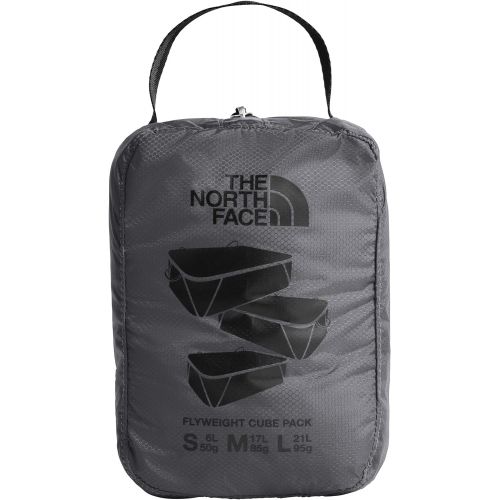 노스페이스 The North Face Flyweight Package - Small/Medium/Large, Asphalt Grey/TNF Black, OS