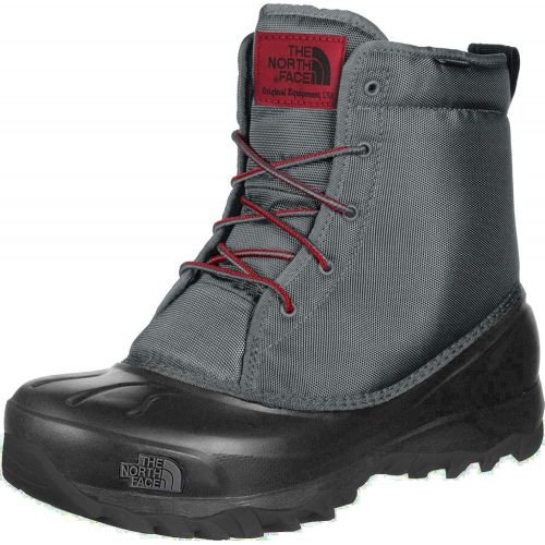 노스페이스 The North Face Mens High Rise Hiking Boots, Zinc Grey TNF Black