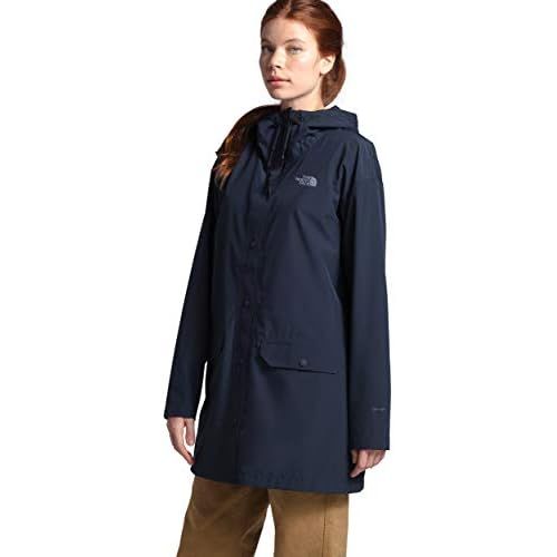 노스페이스 The North Face Womens Woodmont Hooded Waterproof Trench Coat