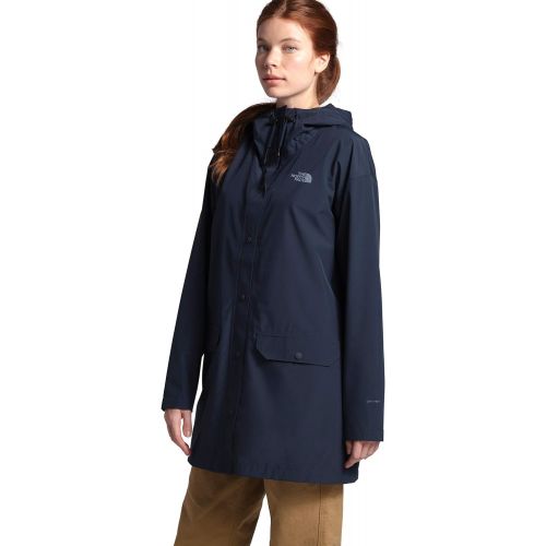 노스페이스 The North Face Womens Woodmont Hooded Waterproof Trench Coat